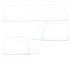 1967 Chevy Truck Clear Tempered Glass Kit (Small)