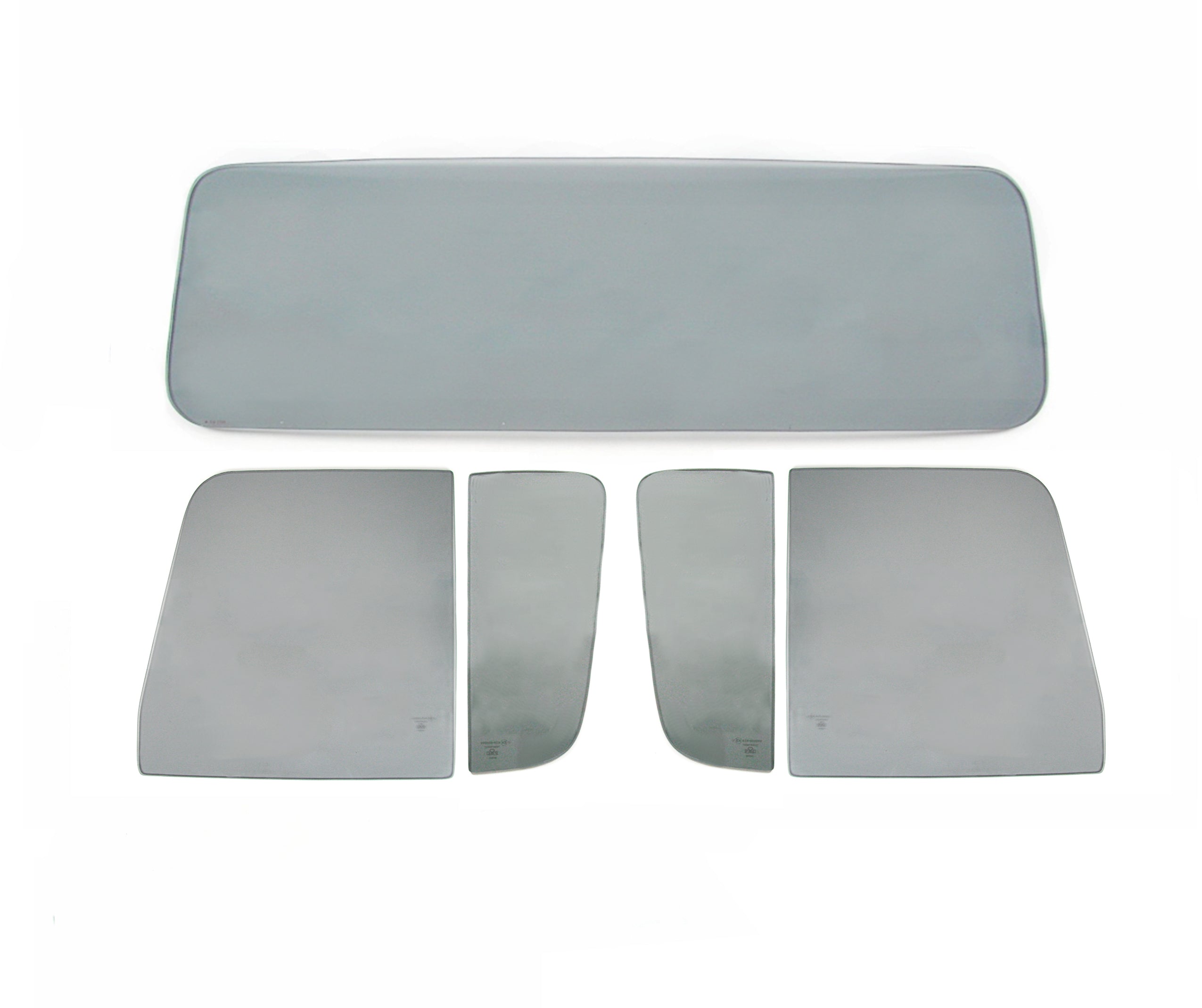 55-59 Chevy Truck 5PC Gray Tinted Tempered Glass Kit