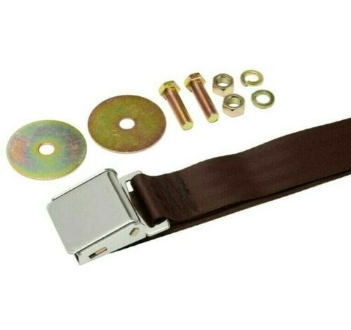 47-87 Chevy/GMC C10 Truck 2-Point Seat Lap Belts lack Chrome Lift Release Latch