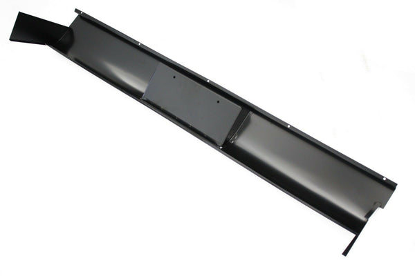 55-87 Chevy/GMC C10 Truck Stepside Rear Roll Pan with Lic Plate