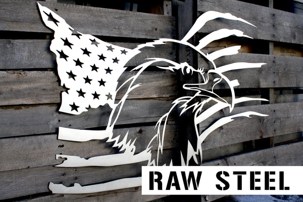 Rusty Patina Shell Gas Station Garage Sign