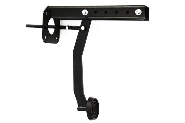 Universal Under Dash Brake Pedal Chrome Master Cylinder Black Booster Prop Valve