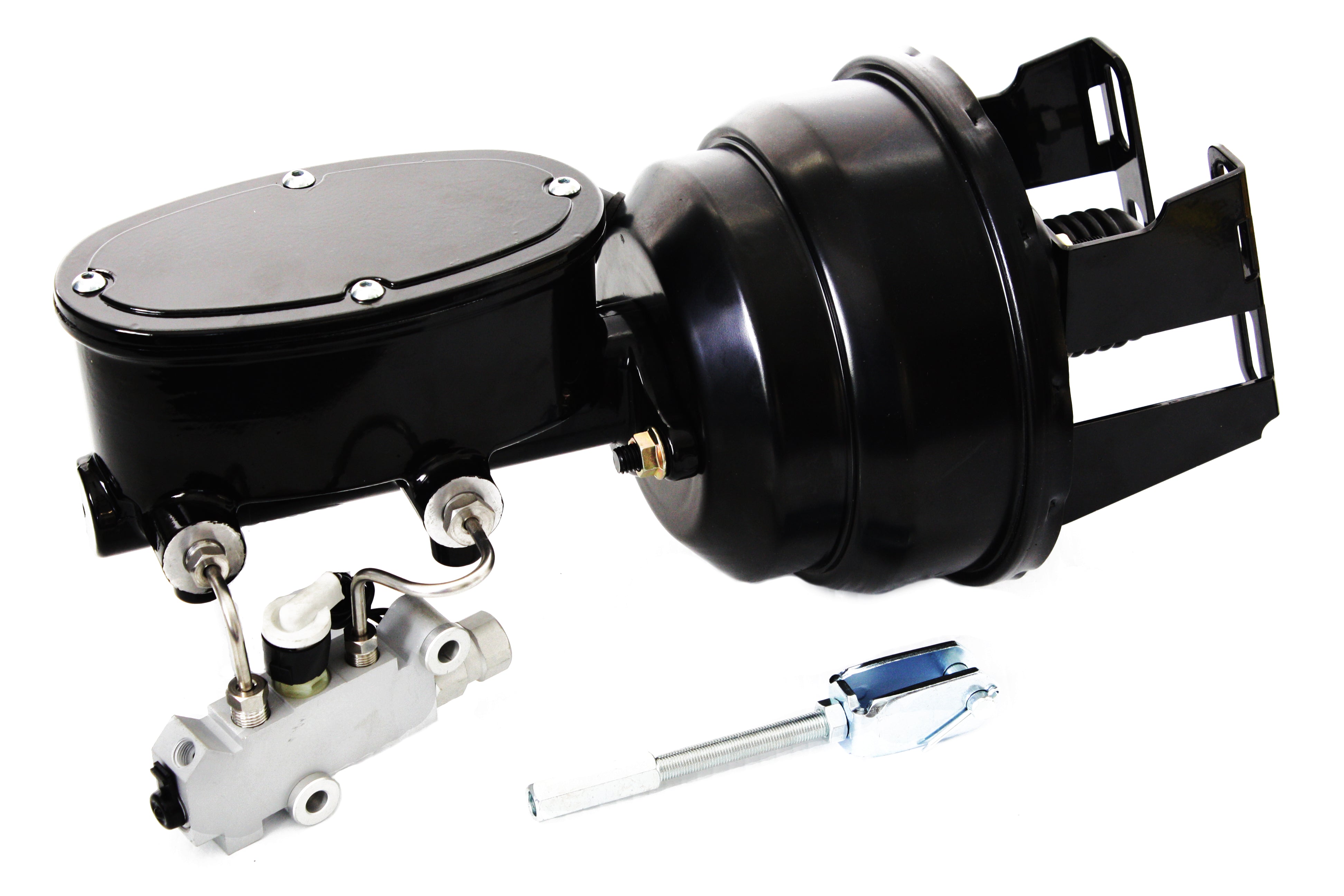 67-72 Chevy Pick-Up Truck Master Cylinder Black 7" Power Brake Booster