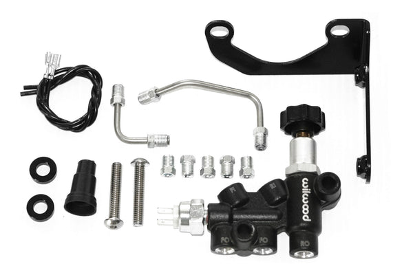 Wilwood Adjustable Combination Proportioning Valve w/ Bracket & Lines
