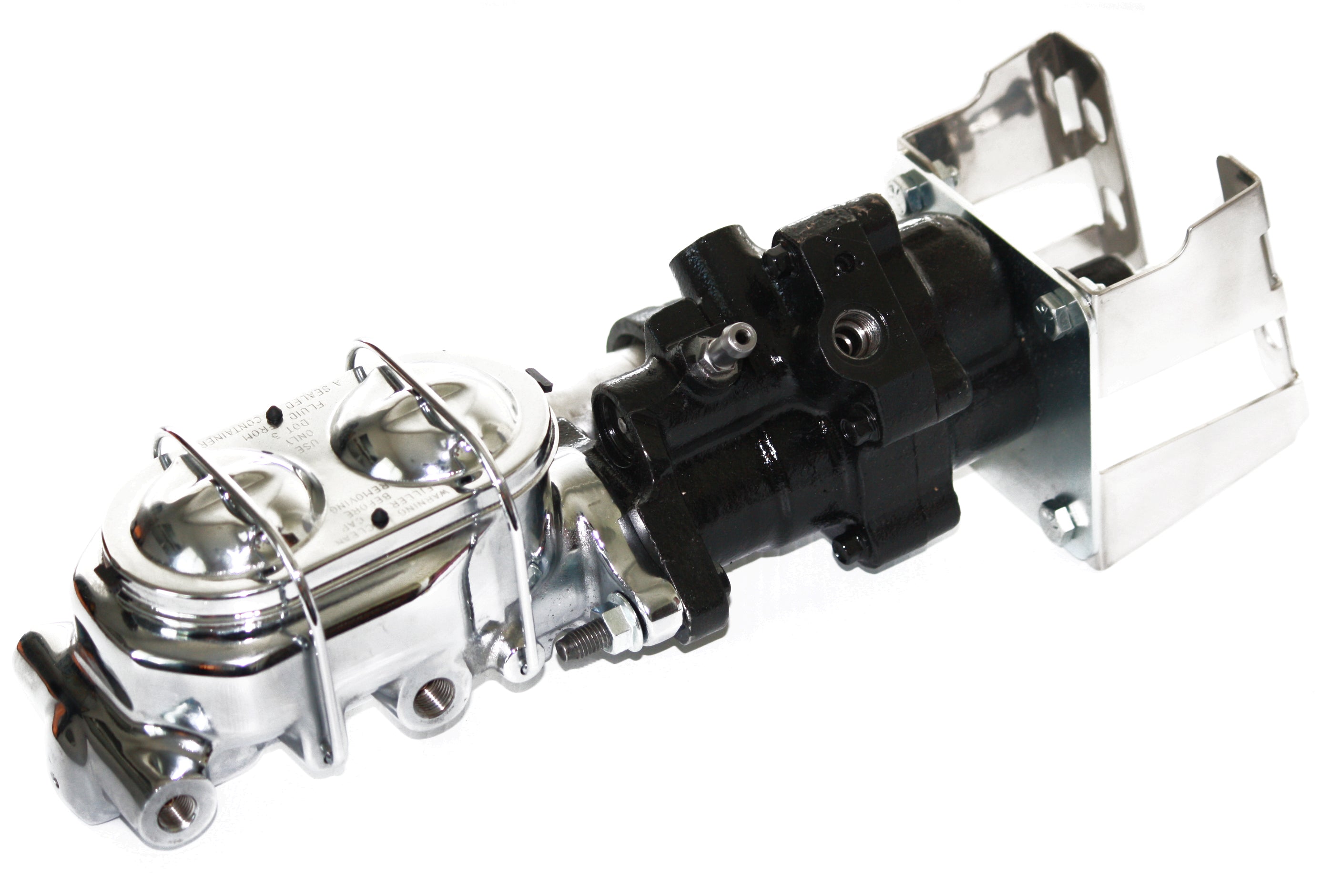55-57 Chevy Bel Air Hydroboost Brake Kit W/ Chrome Master Cylinder