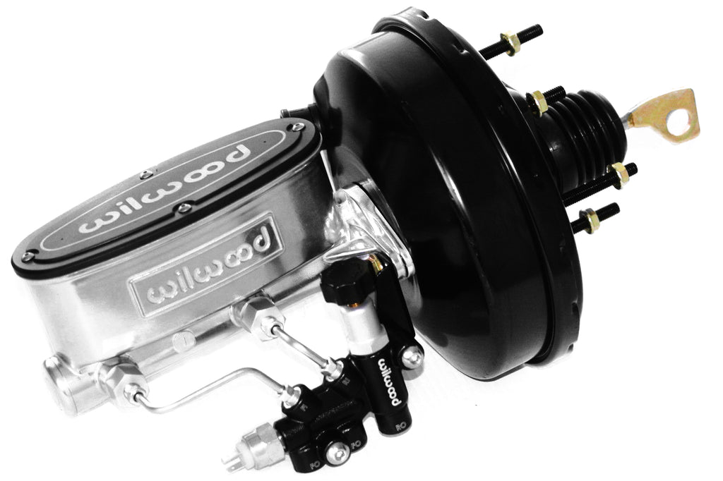 Chrome Power Brake Booster & Master Cylinder Kit – 1965-66 Ford Mustang (Disc/Disc) With Valve - View #4