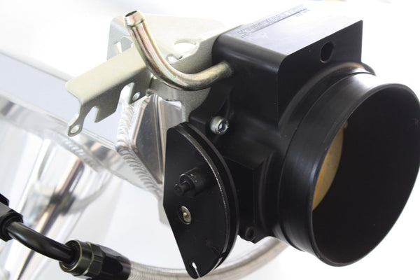 Throttle Body Cable Bracket 92MM-105MM Intake Includes Gaskets