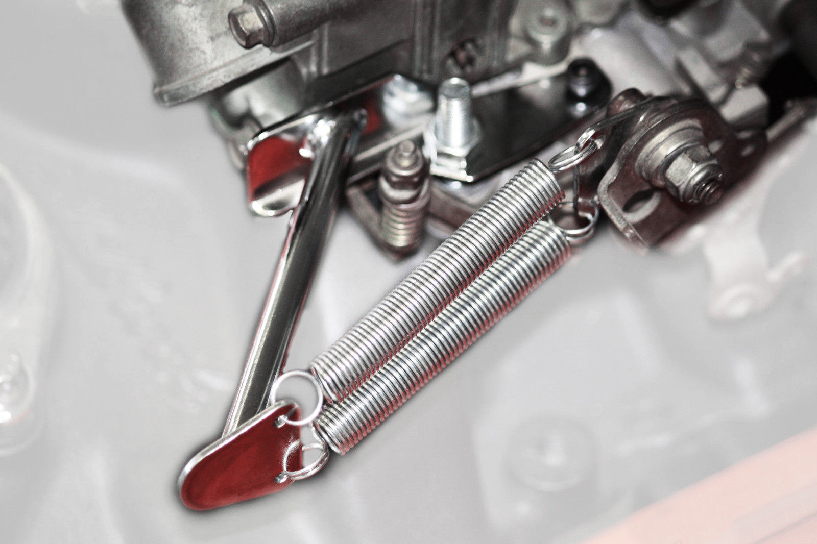 Chrome Carburetor Dual Throttle Return Spring Kit