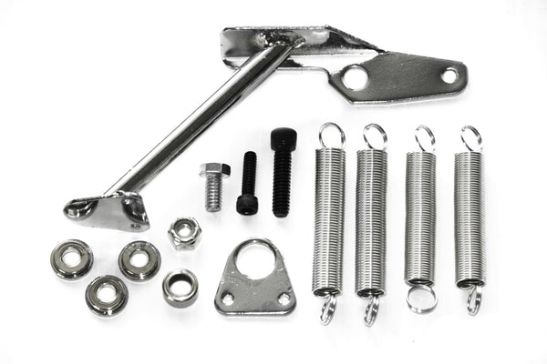 Chrome Carburetor Dual Throttle Return Spring Kit