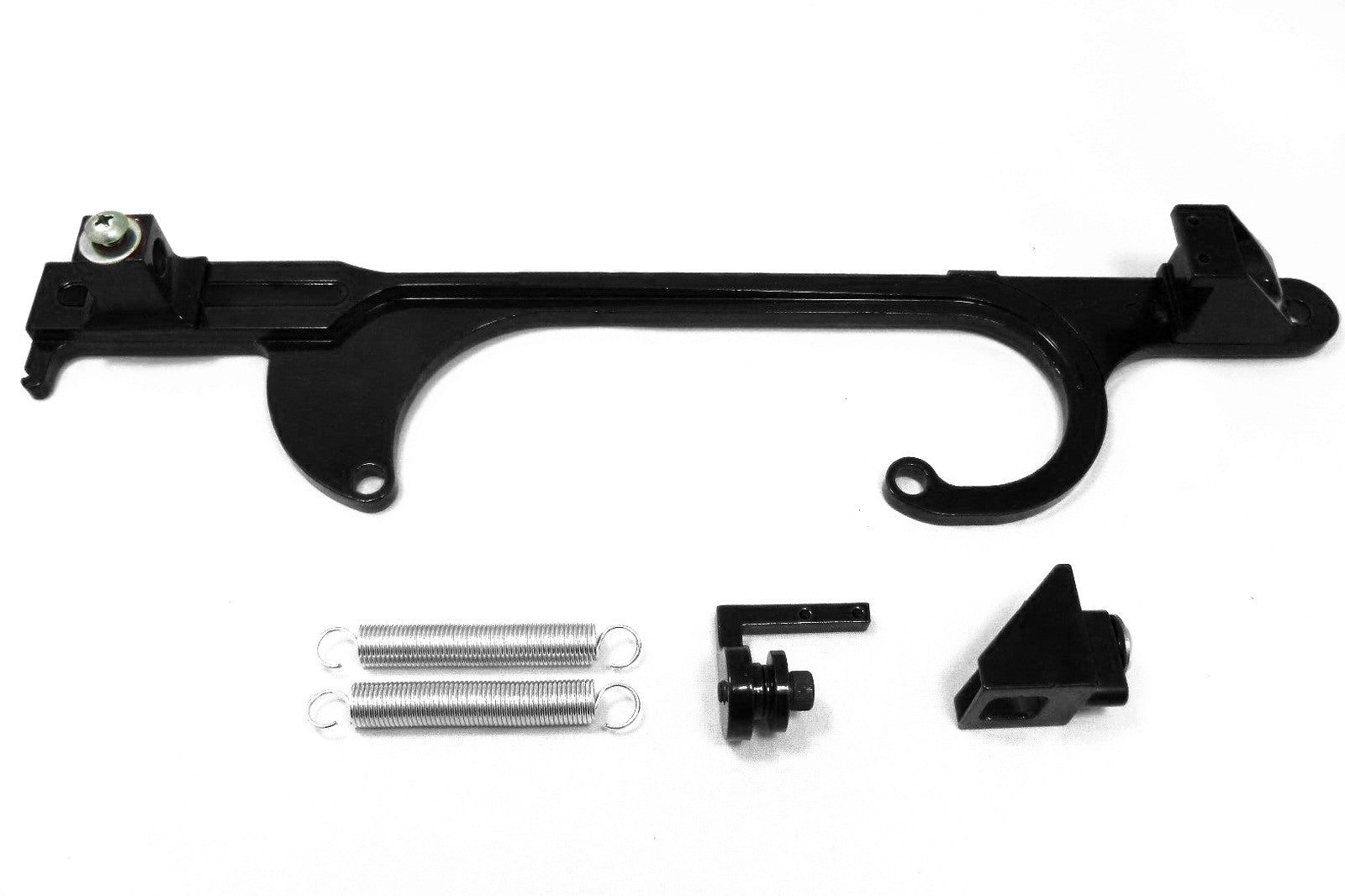 Black Aluminum Throttle Cable Bracket w/ Return Springs