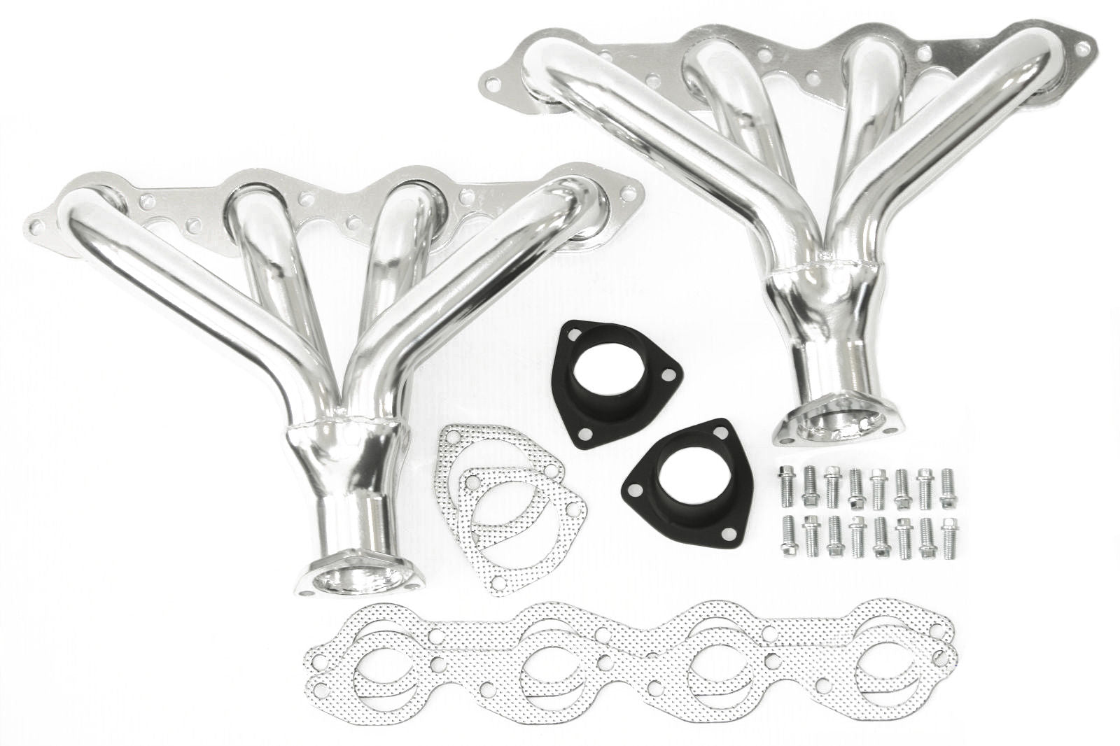 BBC Center Dump Tight Fit 1-3/4" Ceramic Block Hugger Headers