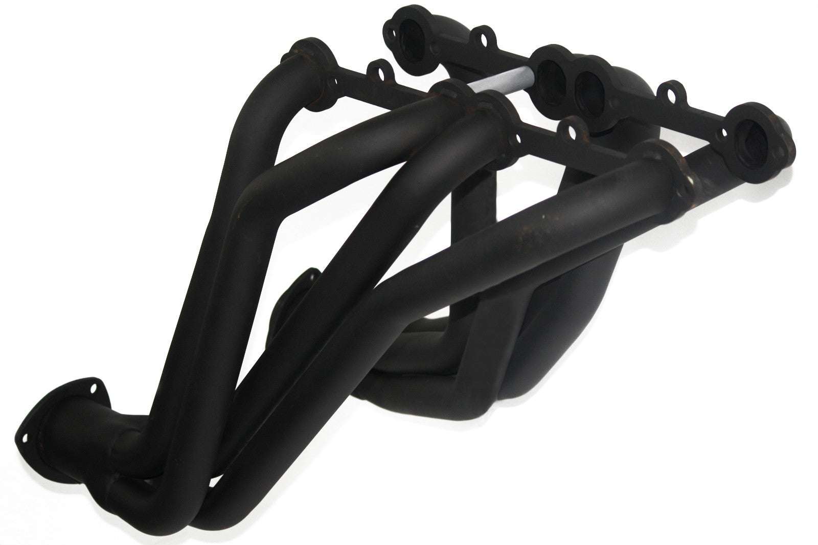 SBC Truck 1-5/8" Long Tube Black Exhaust Headers