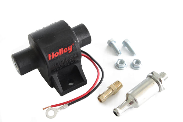 Holley Mighty Mite Electric Inline Fuel Pump 4-7 PSI 32 GPH
