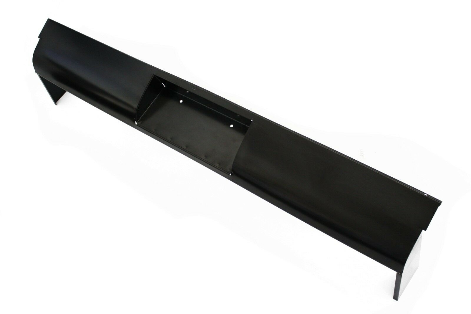 55-87 Chevy/GMC C10 Truck Stepside Rear Roll Pan with Lic Plate
