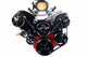 Black LS Serpentine Pulley Drive Kit Bracket