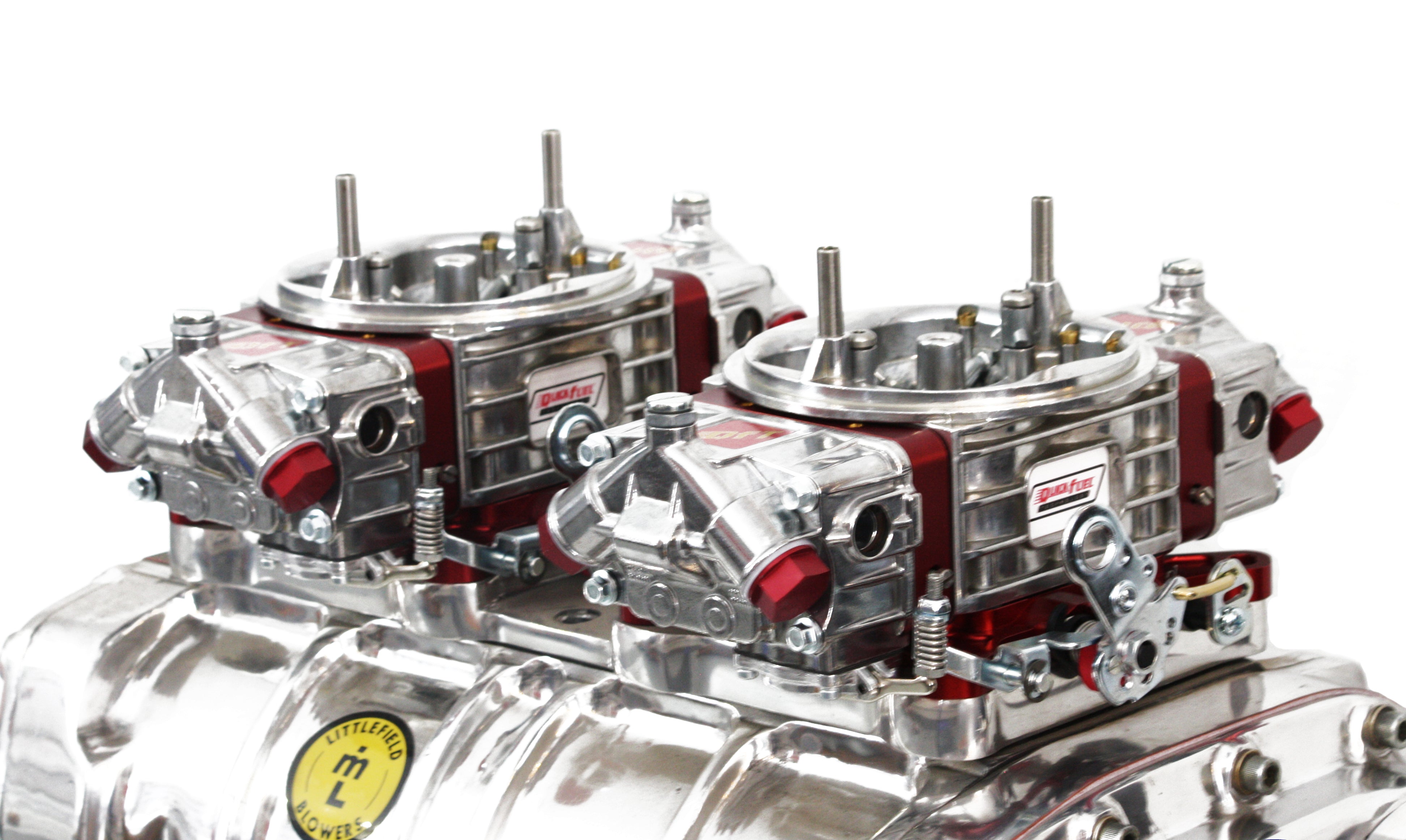 (2) Quick Fuel 750 CFM Blower Calibrated Carburetors