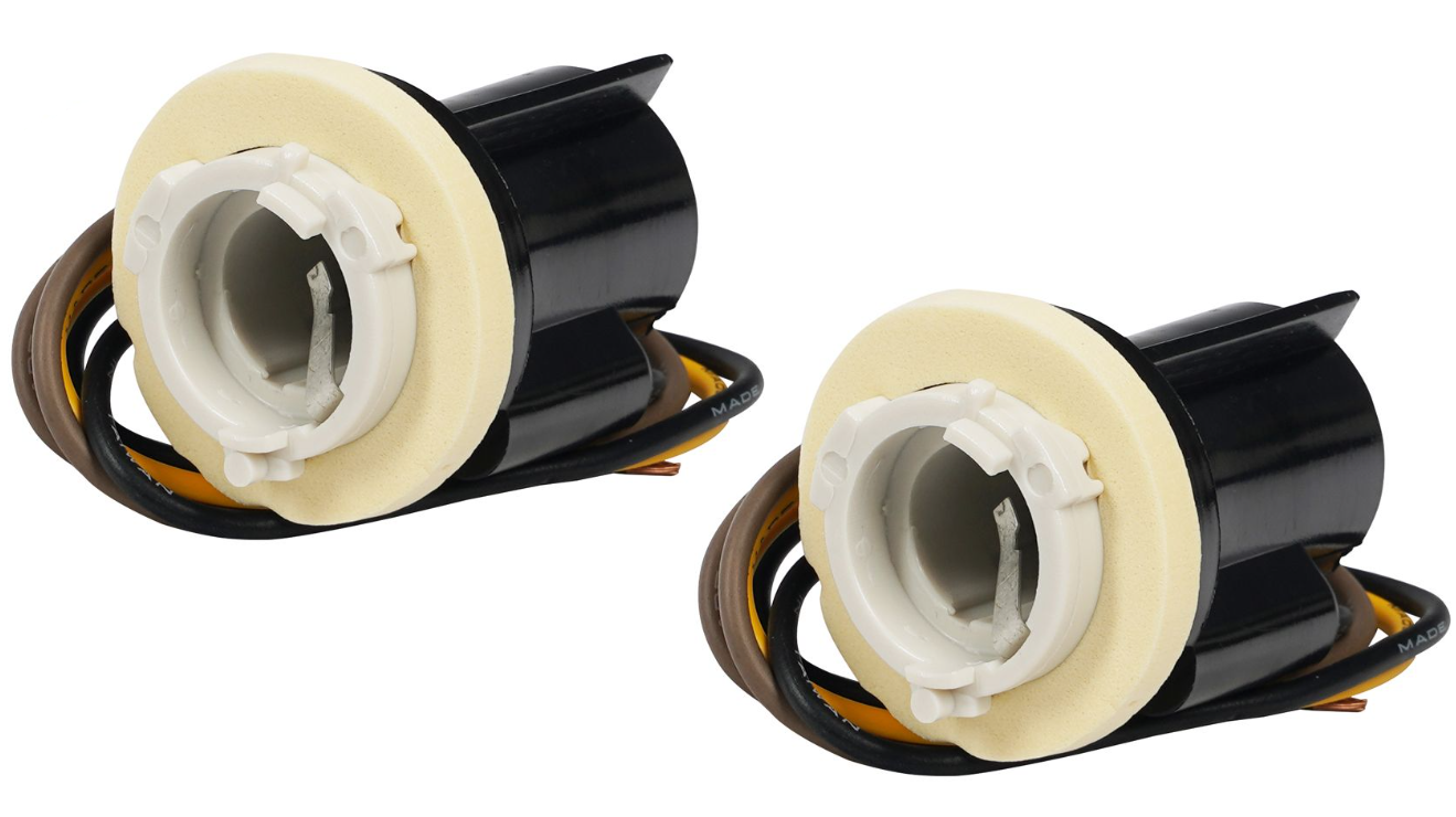 (2) 80-87 Chevy/GMC Truck Park Light Sockets (Single Rectangular Headlight) Pair