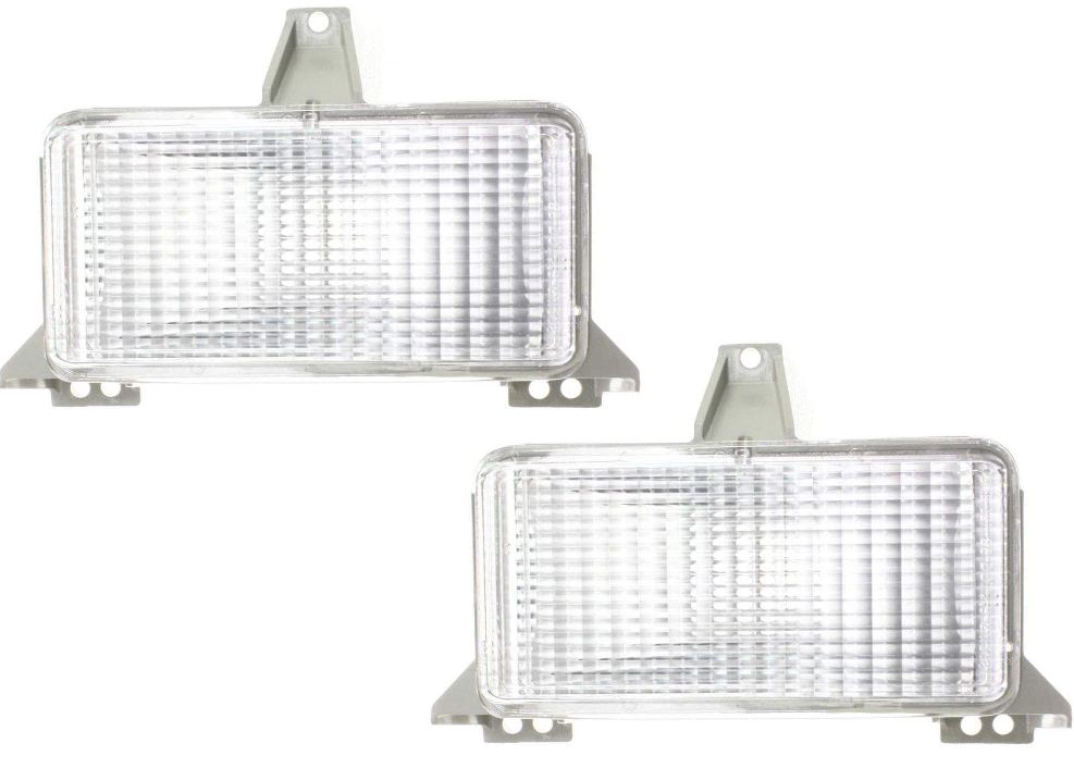 83-87 Chevy/GMC Truck Front LH & RH Grille Turn Light Parking Lamp Assemblies