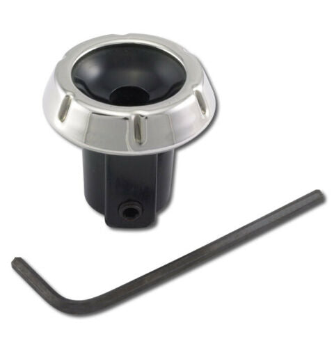 64-66 Chevy/GMC Truck Black & Stainless Steel Wiper Switch Knob