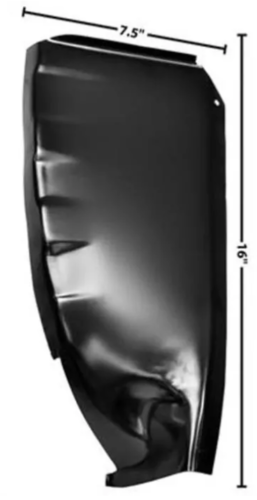 73-87 Chevy Truck RH Passenger Side Inner & Large Outer Cab Corner Patch Panels