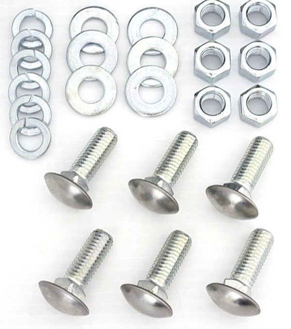 47-87 Chevy/GMC C10 Truck Low Dome Polished Stainless Rear Bumper Bolts