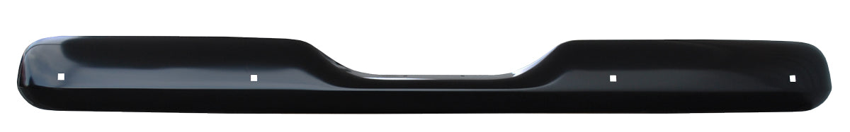 55-59 Chevy/GMC Pickup Truck Black Paintable Rear Bumper (Fleetside Bed)