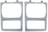83-84 Chevy/GMC C10 Truck LH & RH Argent Single Headlight Bezels (Pair)