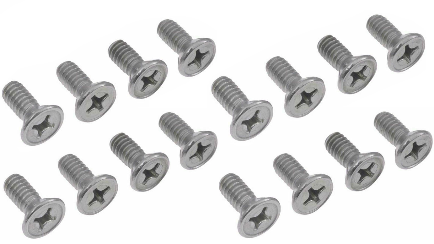 (16) 47-59 Chevy/GMC C10 Truck LH & RH Door Latch & Striker Beveled Screws