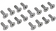 (16) 47-59 Chevy/GMC C10 Truck LH & RH Door Latch & Striker Beveled Screws