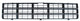 73-80 Chevy C10 Truck Plastic Inner Grille with Black Paint Details