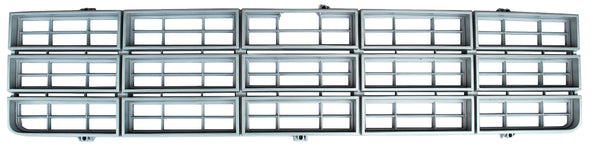 79-80 Chevy C10 Truck Plastic Inner Grill with LH & RH Headlight Bezels