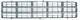 73-80 Chevy C10 Truck Plastic Inner Grille with Light Argent Silver Details