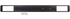 78-80 Chevy/GMC C10 Truck Black & Silver Passenger Side Dash Molding with A/C
