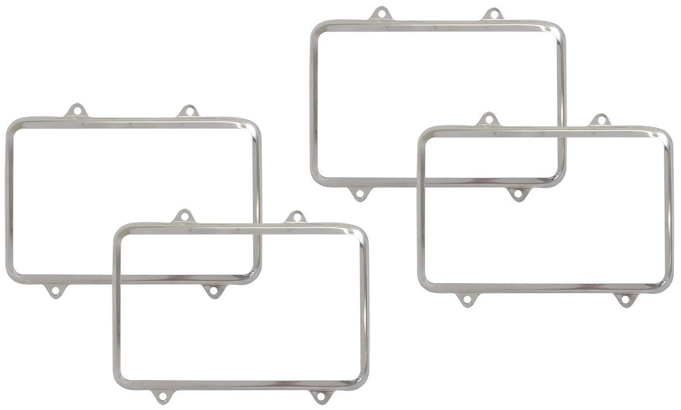 (4) 81-87 Chevy/GMC C/K Truck with Dual Headlights Stainless Retaining Ring Set