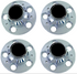 77-87 Chevy/GMC C10 2wd Truck Chrome Rally Wheel Center Hub Caps 5-Lug