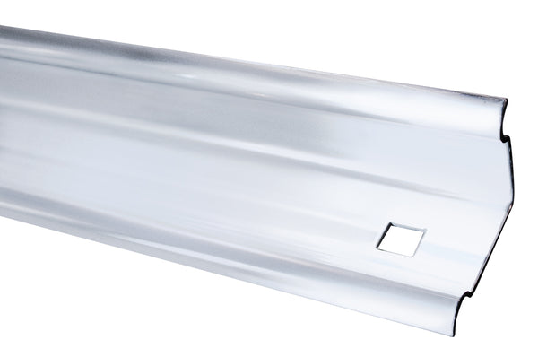 (2) 67-72 Chevy C10 Truck Short Bed Stepside Angle Strip Set Zinc (Pair)