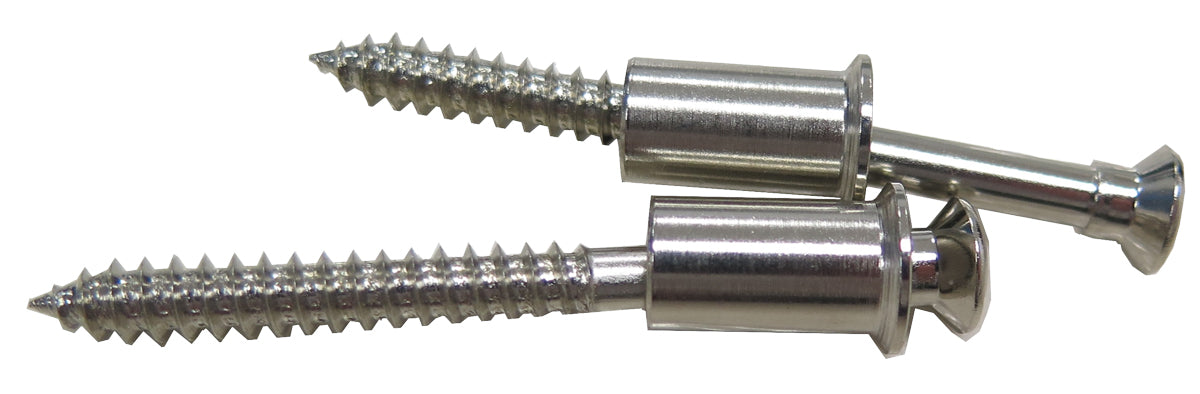 1972 Chevy/GMC C/K Truck Chrome Door Vent Window Reinforcement Screws (Pair)