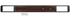 78-80 Chevy/GMC C10 Truck Black & Woodgrain Passenger Side Dash Molding with A/C