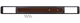 78-80 Chevy/GMC C10 Truck Black & Woodgrain Passenger Side Dash Molding with A/C