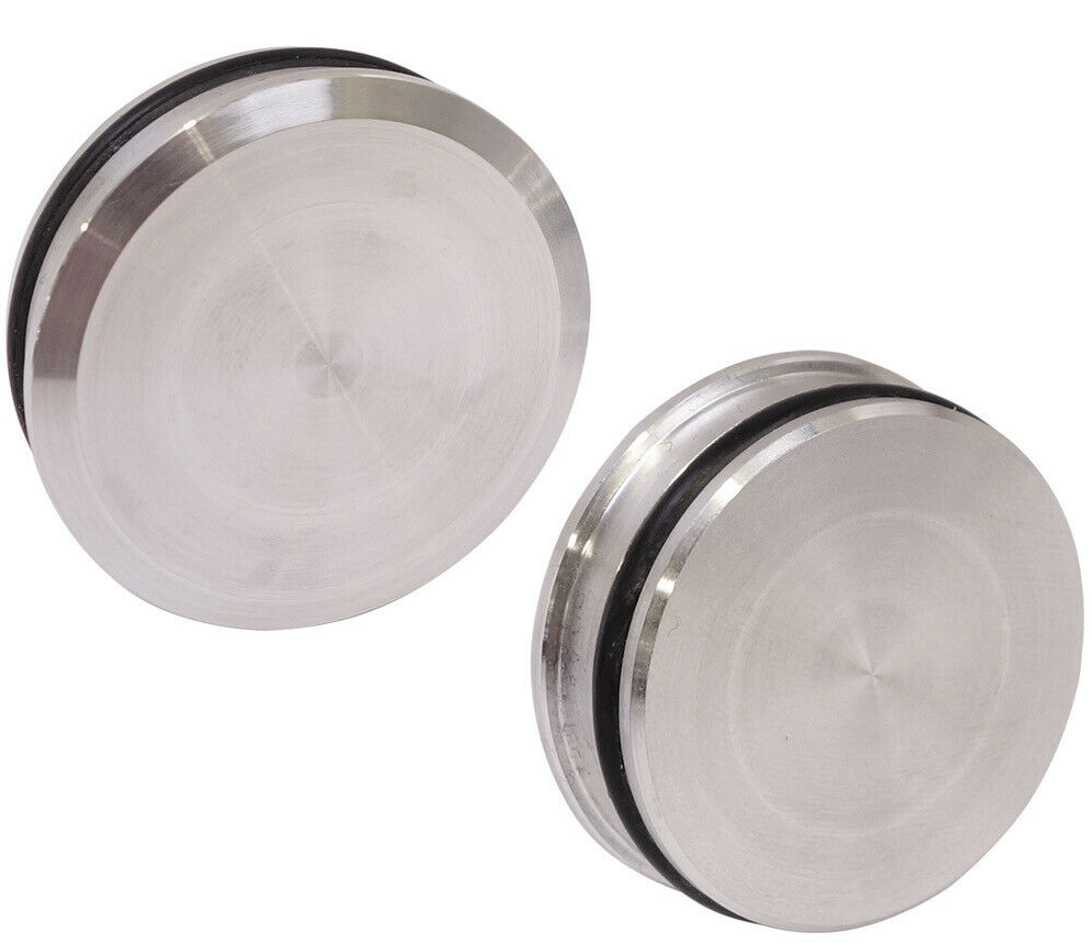 41-66 Chevy/GMC Truck Brushed Aluminum Stepside Bedside End Hole Caps