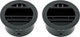 64-66 Chevy/GMC C10 Truck Cab LH & RH Side Black Dash Defrost Vents