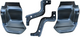 73-80 Chevy/GMC Shortbed Stepside Bed LH & RH Side Step Plates & Hanger Supports