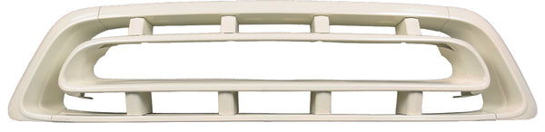 1957 Chevy Pickup Truck White Front Grille Assembly with Chrome Headlight Bezels