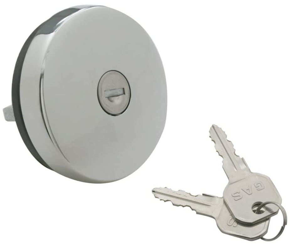 1938-71 Chevy/GMC C10 K10 Truck Locking Chrome Vented Gas Cap with Keys