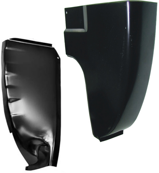 73-87 Chevy Truck Outer Cab Corner Set - GMC, Plate Skin - 0850-113, 0850-114