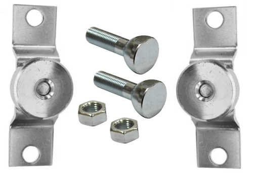58-66 Chevy/GMC Fleetside Truck Tailgate Chain Pivot Ball Bolts and Trunnion Set
