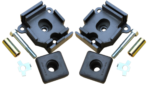 67-72 Chevy/GMC C10 Truck 396/402 BBC Engine Frame Perches & Rubber Motor Mounts