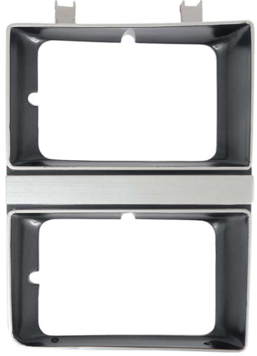 83-84 Chevy/GMC C10 Truck LH & RH Argent Dual Headlight Bezels (Pair)