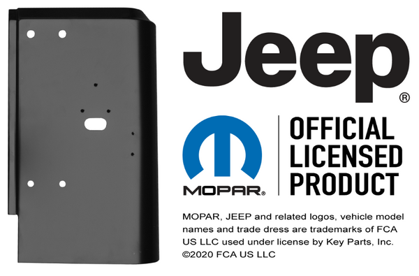 87-95 Jeep Wrangler YJ LH & RH Side Side Quarter & Rear Corner Tail Light Panels