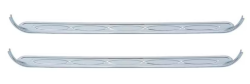 60-66 Chevy/GMC C10 Truck Chrome Door Sill Scuff Plates Pair